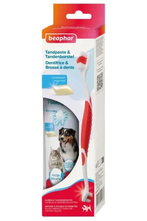 Beaphar Combi Pack Tandpasta + Borstel Rechtstreeks Van De Fabrikant